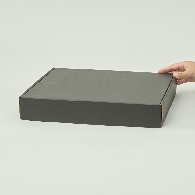 Caja autoarmable 37x30x6 negra