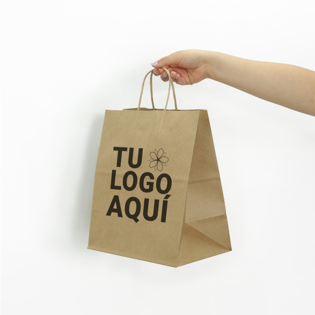 Bolsa de papel kraft 30x26x17 (cm)