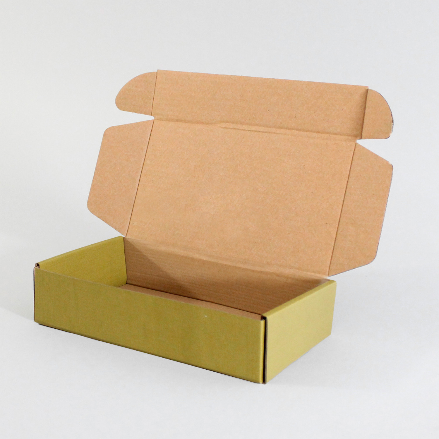 Caja autoarmable 19x10x4 amarilla