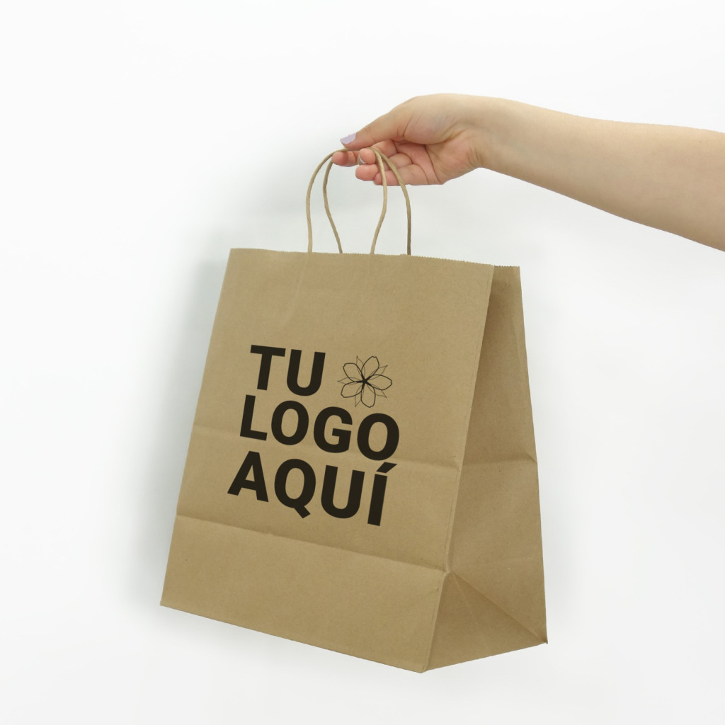 Bolsa de papel kraft 33x31x11 (cm)