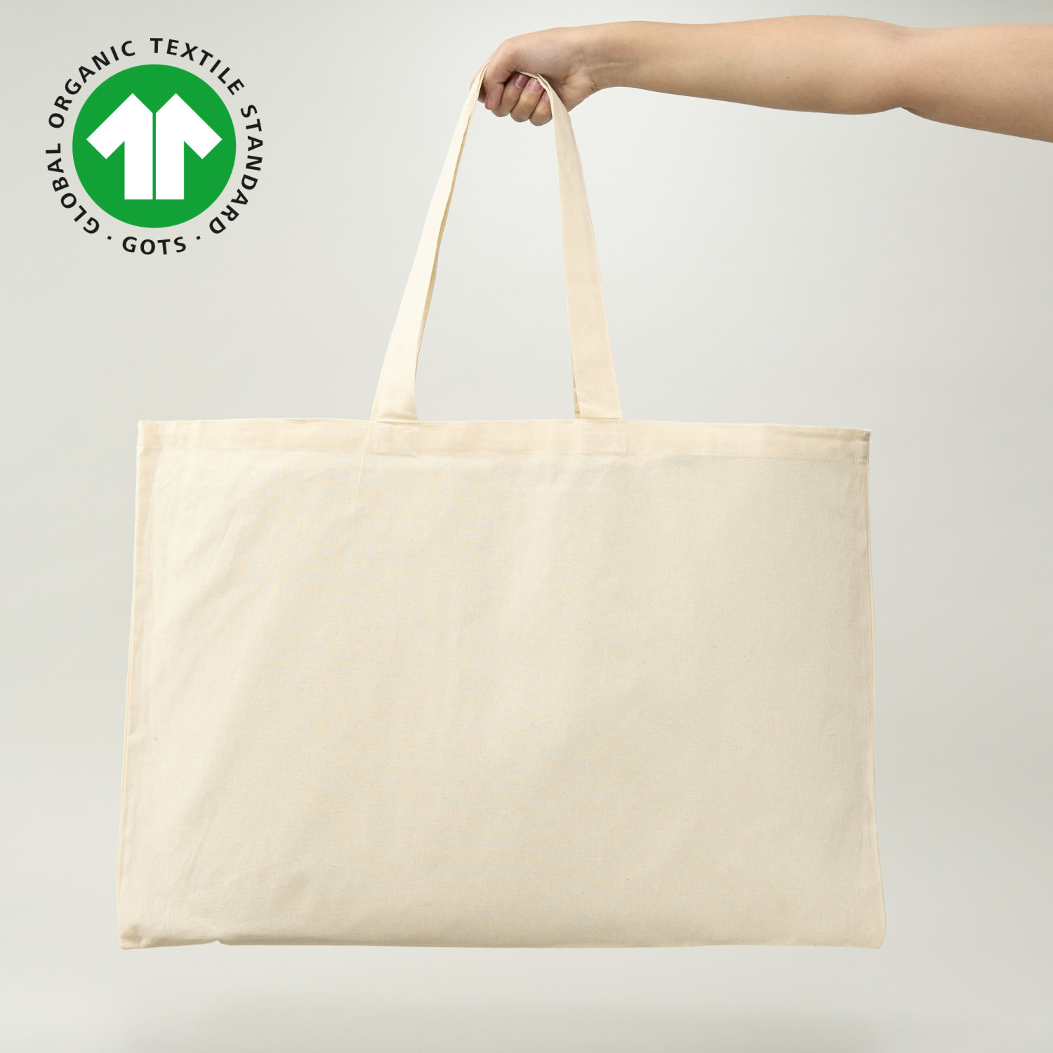 Bolsa de algodón Orgánico Certificado 40x60 (cm)