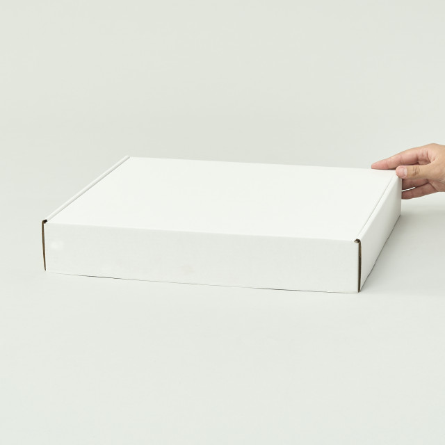 Caja autoarmable 37x30x6 blanca