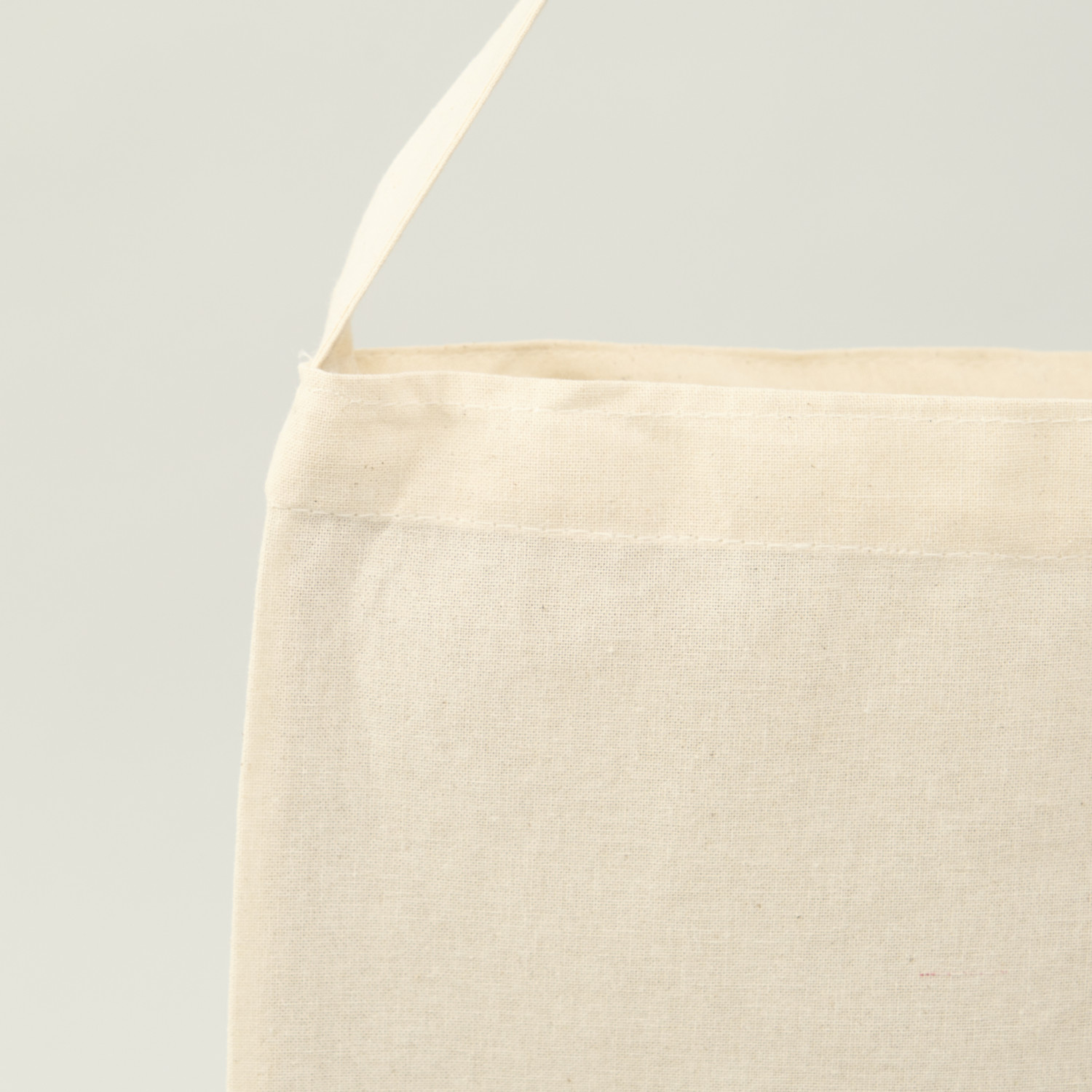 Bolsa de algodón tipo bandolera | 42x38 (cm)