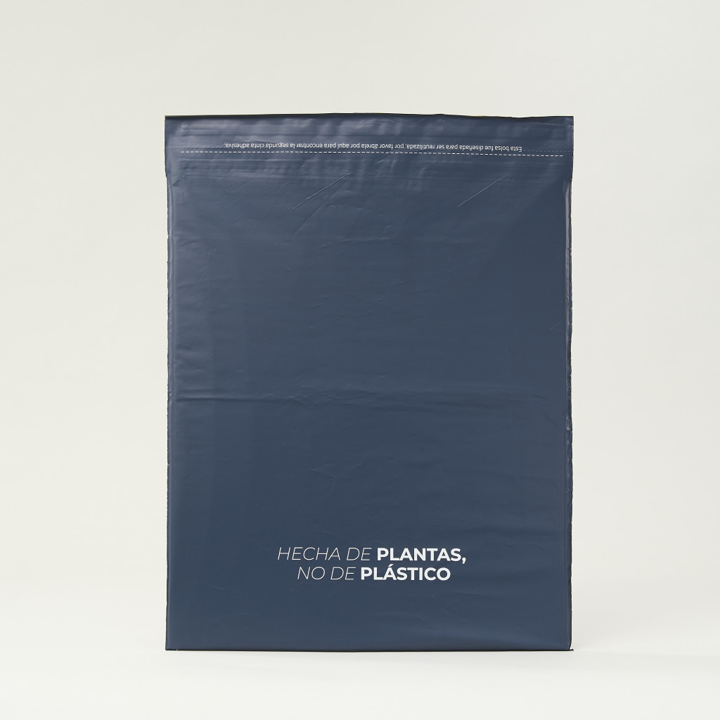 Bolsa compostable para Envíos Azul 45x39 cm