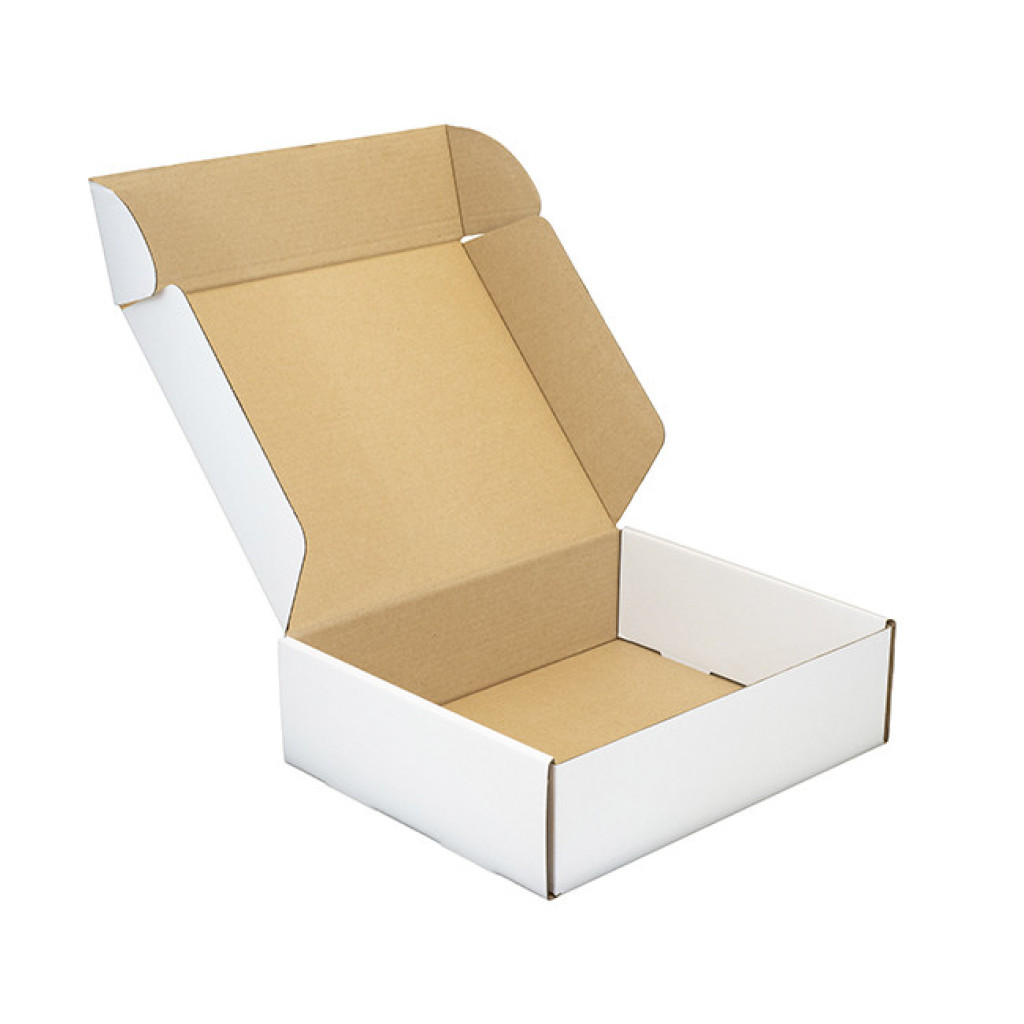 Caja autoarmable 25x20x7 blanca