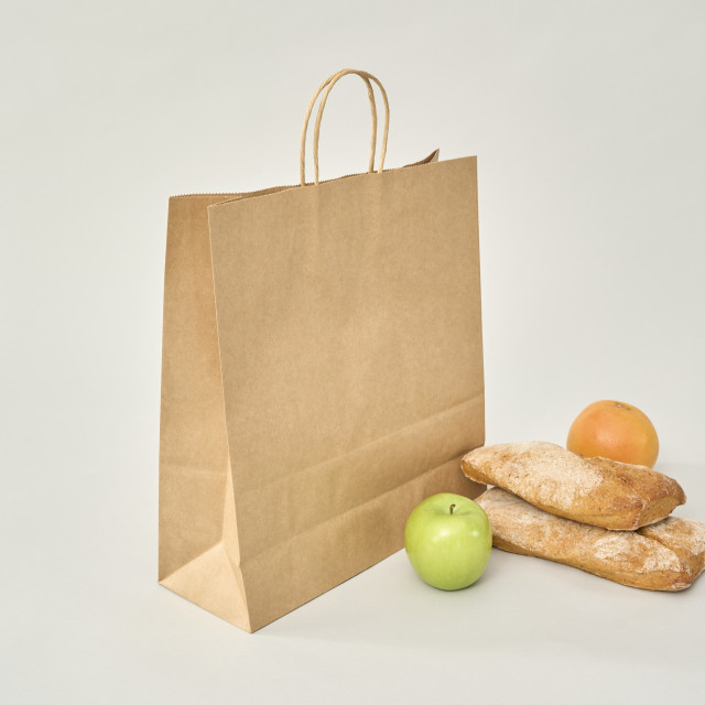 Bolsa de papel kraft | 32x31x16 (cm) Alternativa