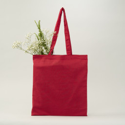 Bolsa de algodón roja 42x38 (cm)