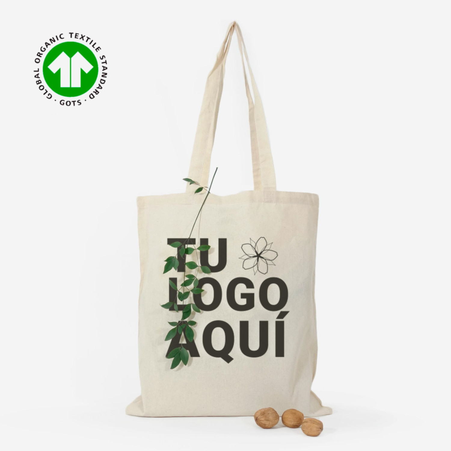 Bolsa de algodón Orgánico Certificado | 42x38 (cm)