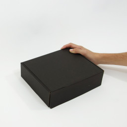 Caja autoarmable 25x20x7 negra