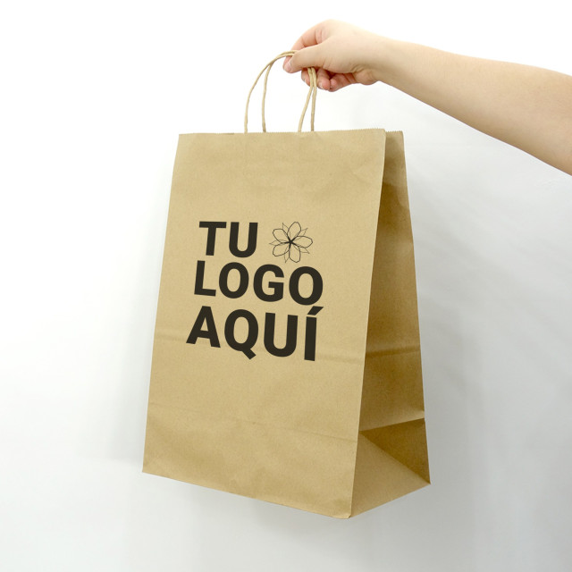 Bolsa de papel kraft 41x30x17 (cm) - Sin manilla Alternativa