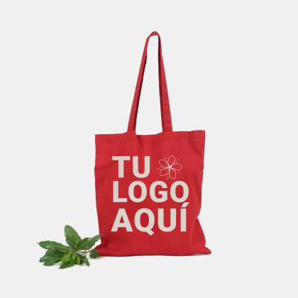 Bolsa de algodón roja | 132gr | 42x38 (cm) imagen 4