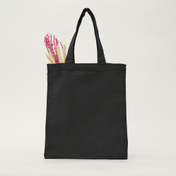 Bolsa de algodón negra 30x24 (cm)