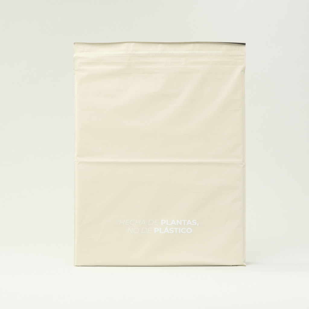 Bolsa compostable para Envíos Gris 45x39 cm