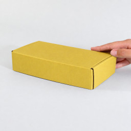 Caja autoarmable 19x10x4 amarilla