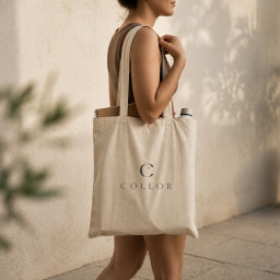 Bolsa de algodón | 41x37 (cm)
