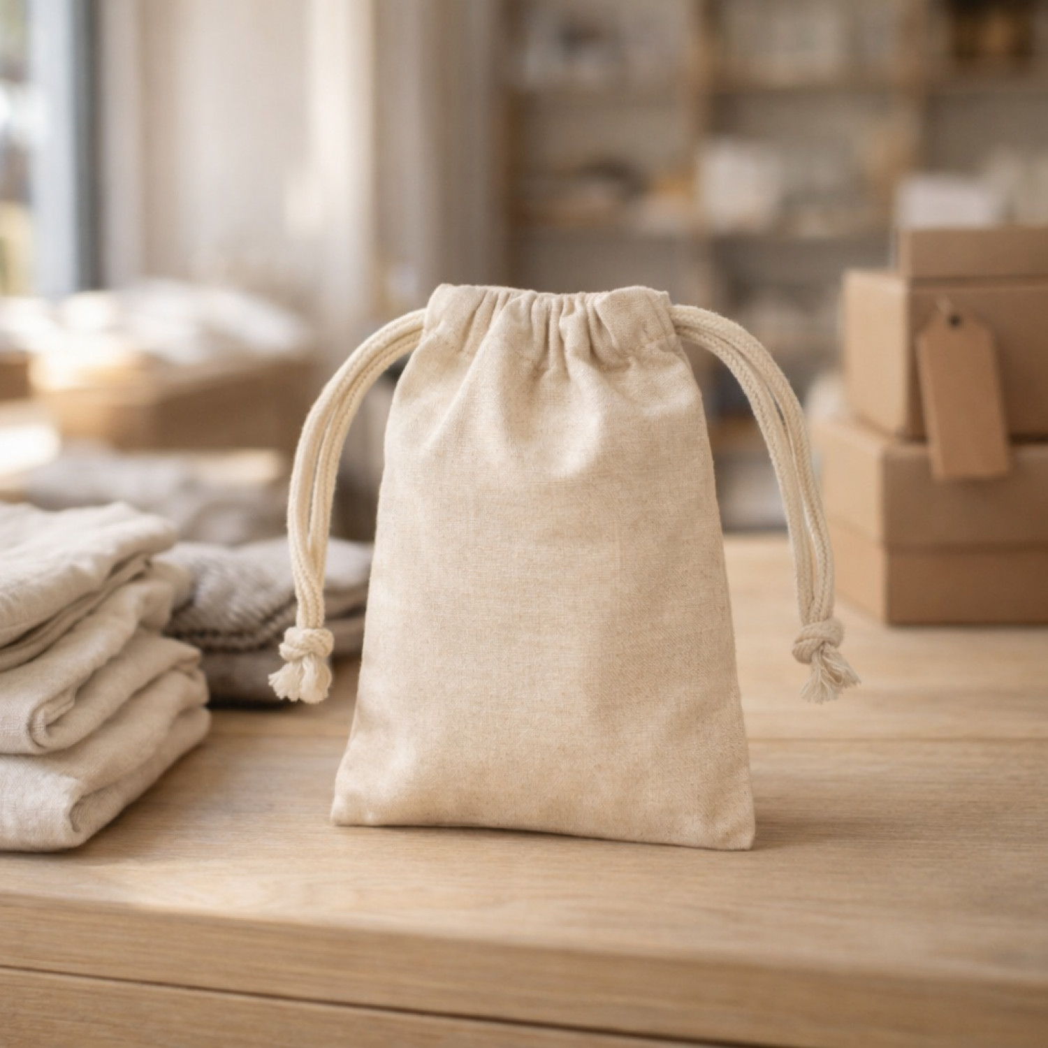 Saquito de algodón | 15x10 (cm)