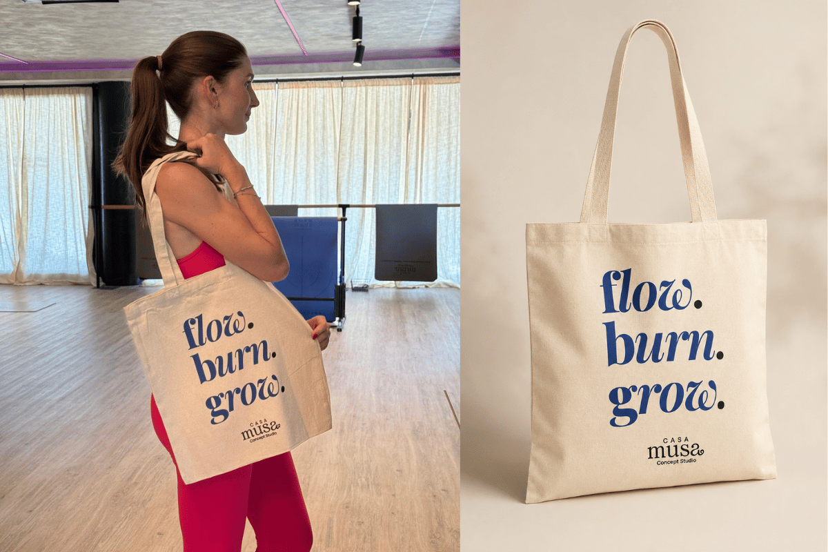 Casa Musa - proyecto de bolsas personalizadas realizado por Yute Natural
